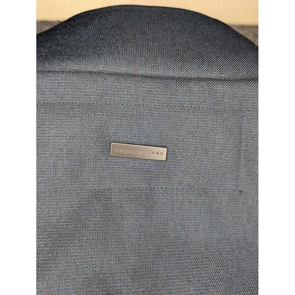 Marc New York Andrew Marc Men's Textured Zipper Jacket Navy Blue Size Medium - Picture 10 of 10